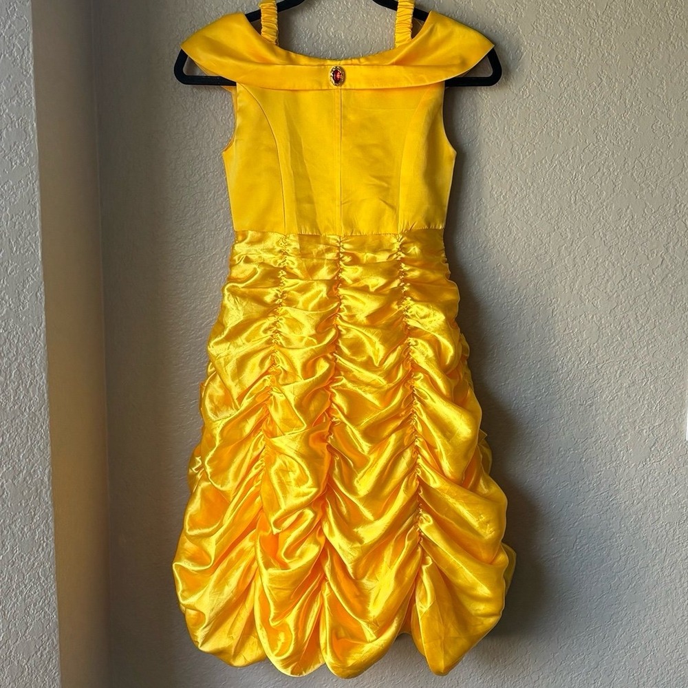 JERRIS APPAREL Belle Costume Halloween Dress, Kids Size 7-8 years old - Picture 4 of 11